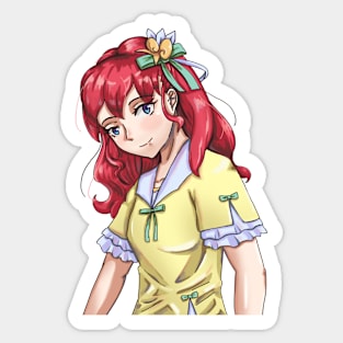 Smile and Shy Sticker